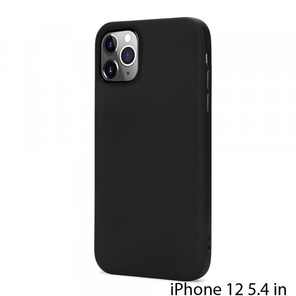 Wholesale Slim Pro Silicone Full Corner Protection Case for iPhone 12 Mini 5.4 inch (Black)